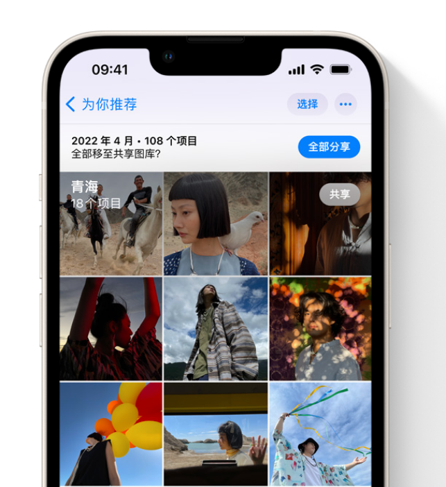 额尔古纳苹果维修网点分享在 iPhone 上使用共享图库 