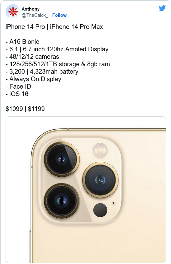 额尔古纳苹果14维修分享iPhone 14全系涨价 
